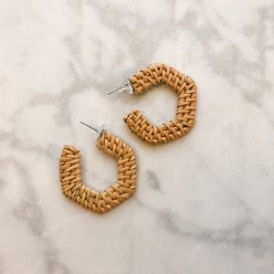 Rattan Earrings
